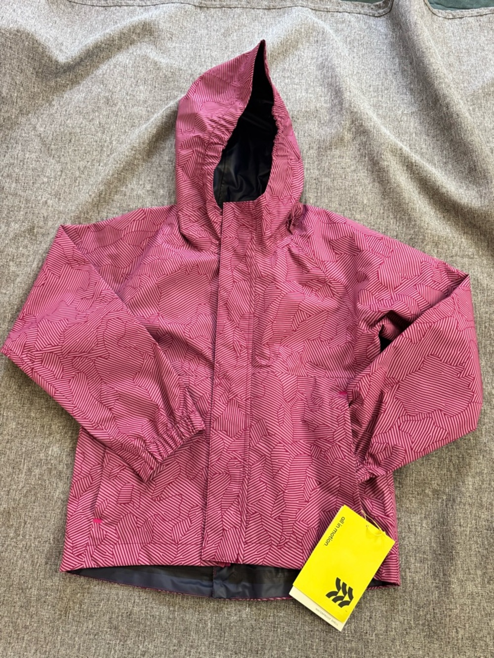 All In Motion Girls Raincoat pink print NWT